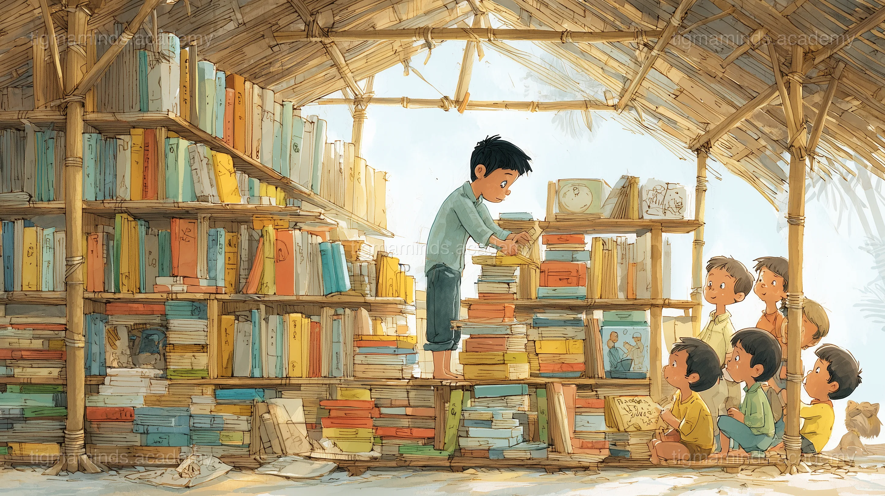 The Boy Who Built a Library
