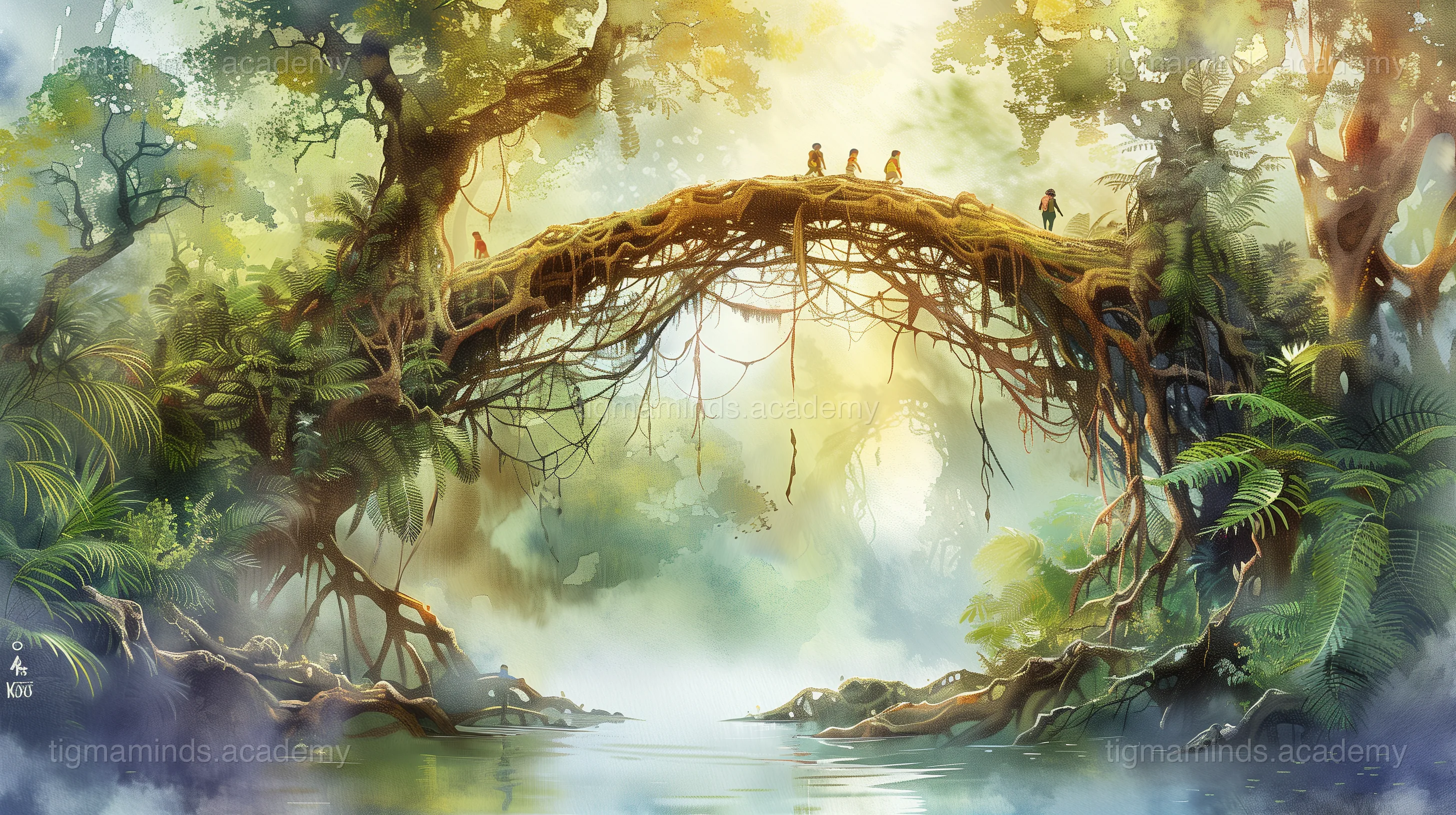 Children learning through stories at TigmaMinds Academy