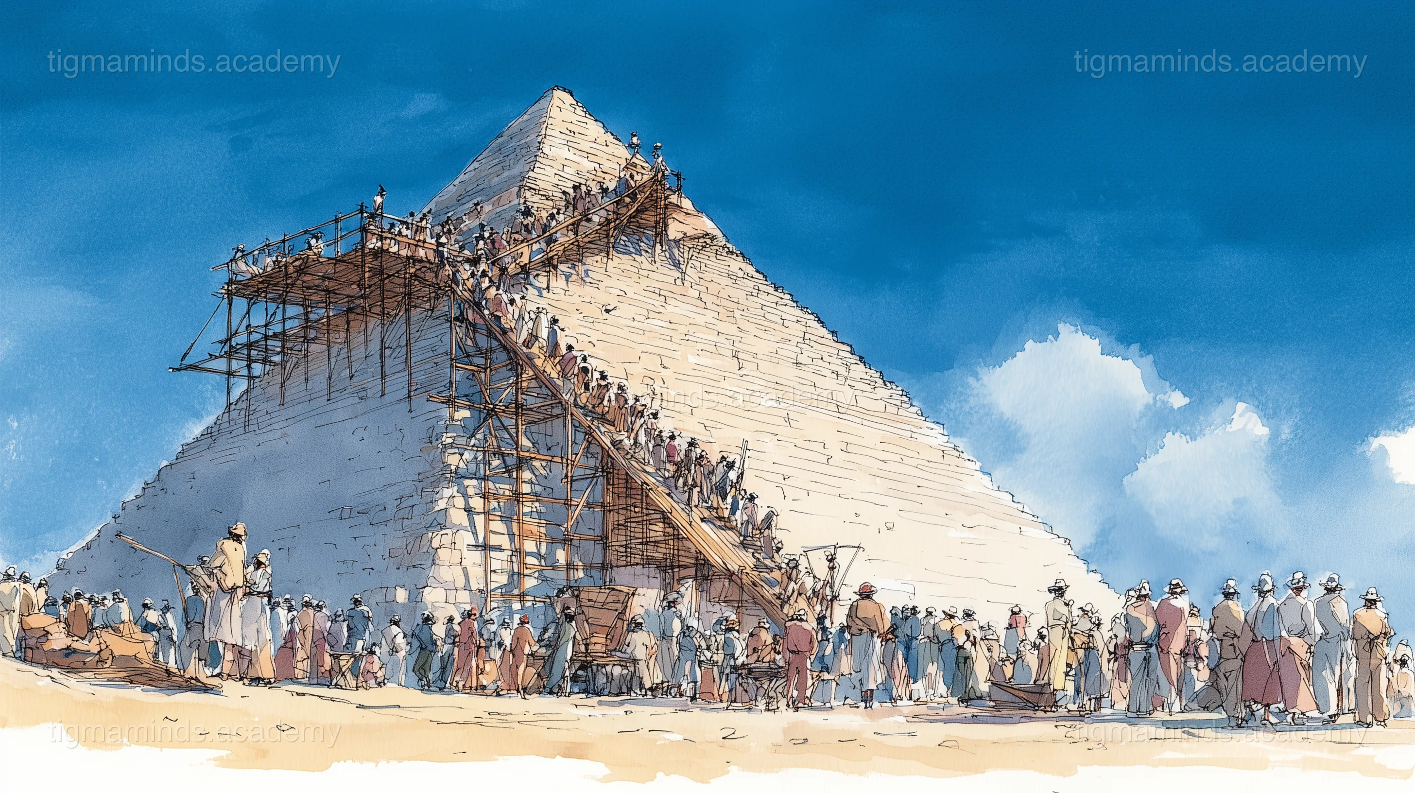 The Building of the Pyramids