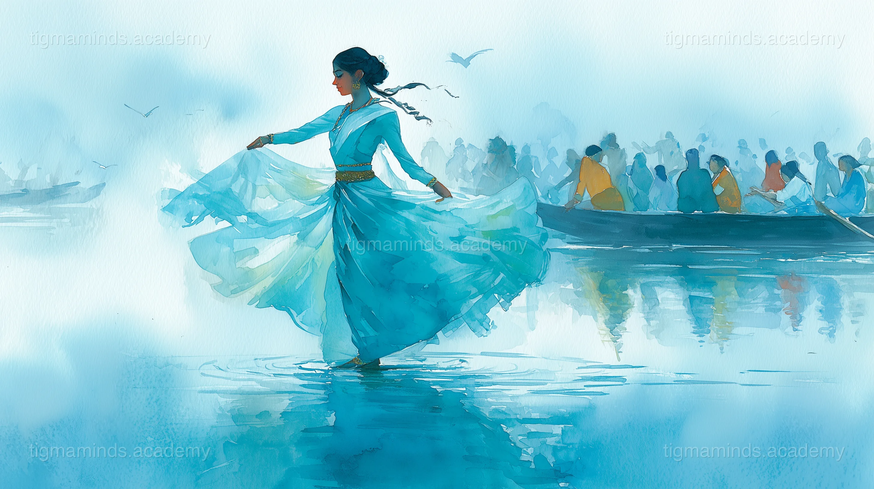 The Dancer of the Floating Market