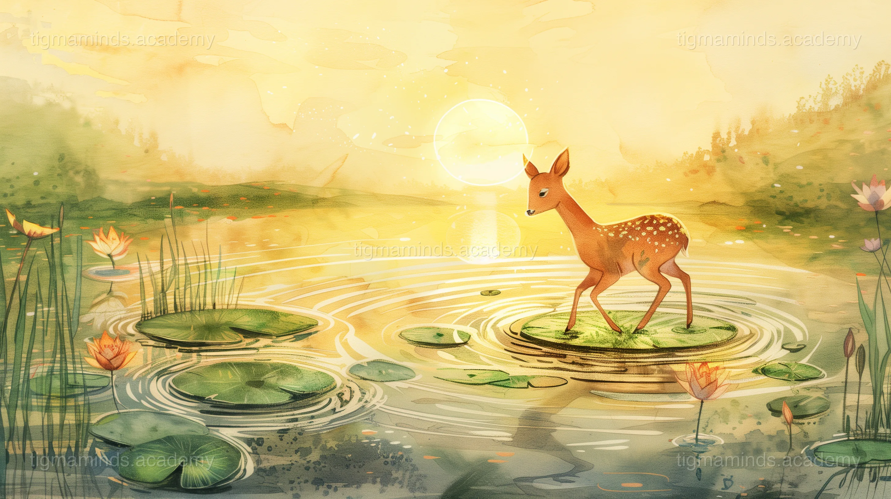 The Dancing Deer of Loktak Lake
