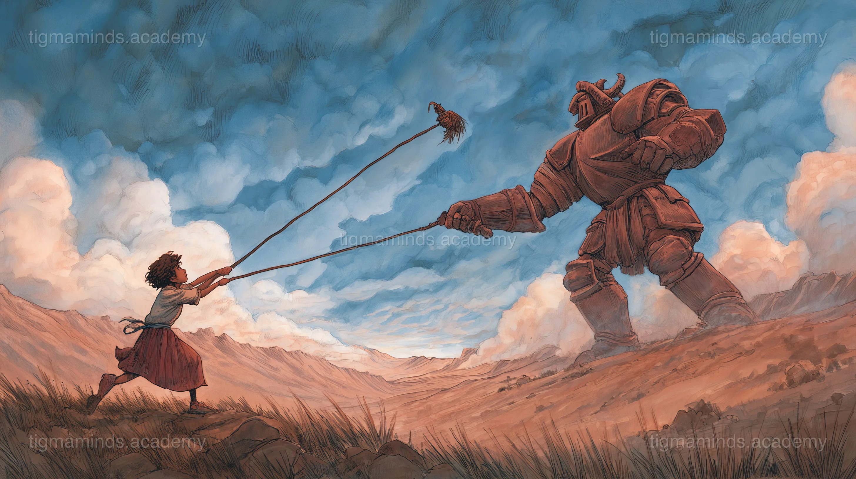 David and Goliath β The Physics of the Sling
