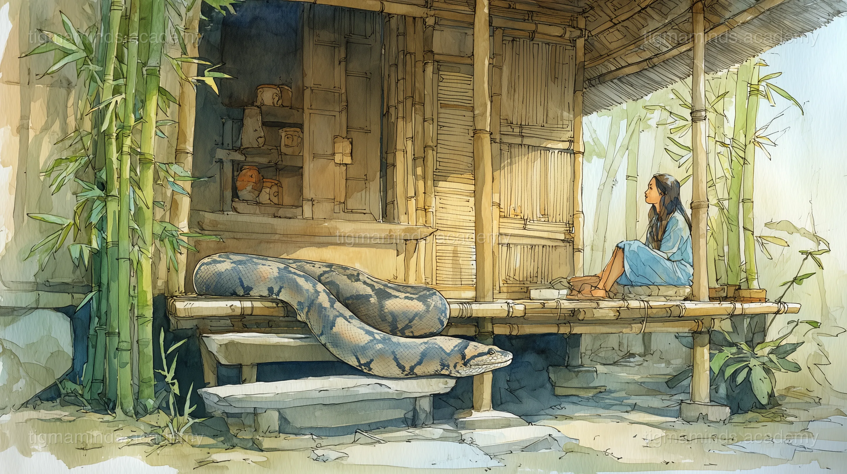 The Girl Who Made Friends with a Python