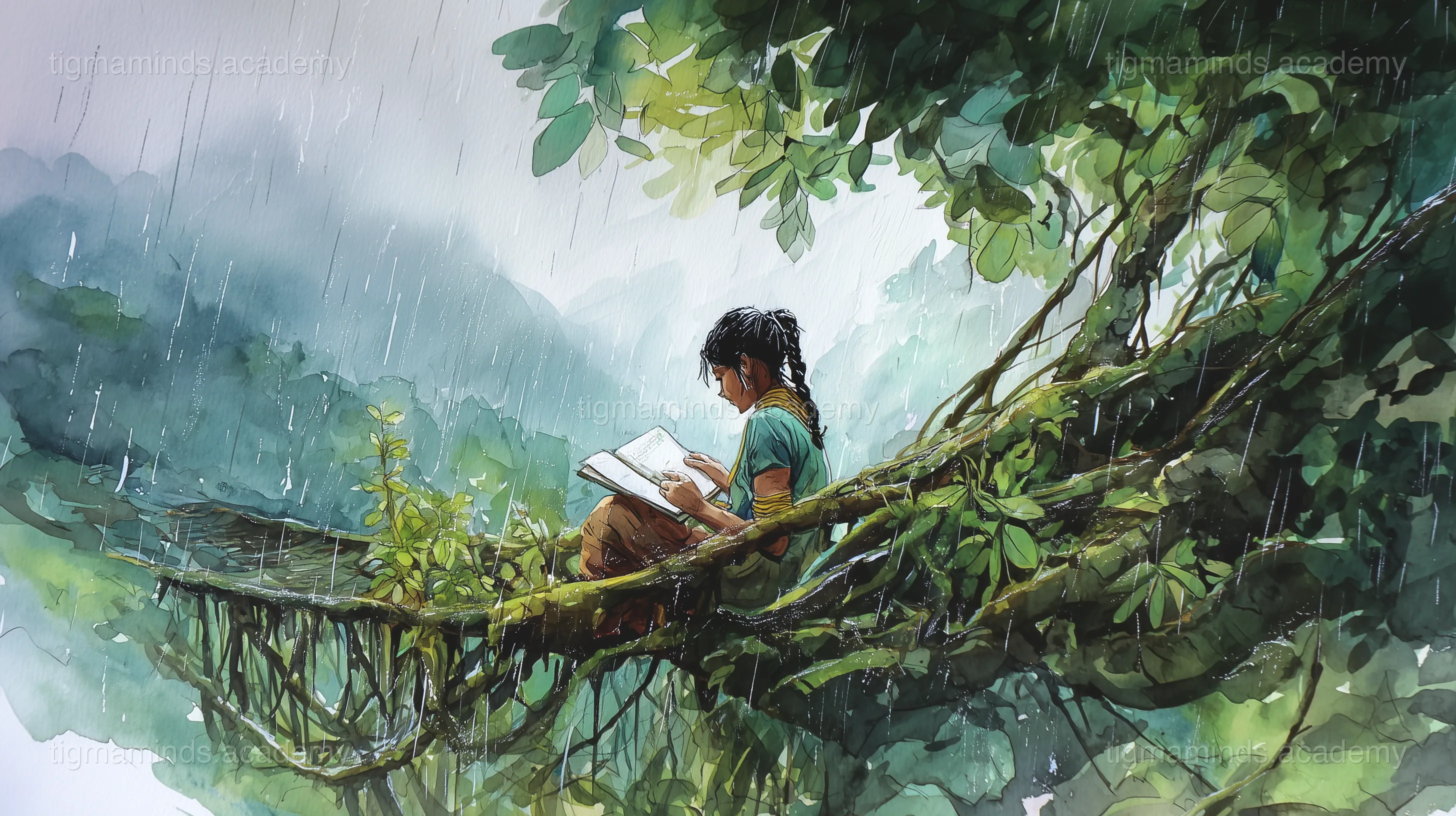 The Girl Who Painted Rain