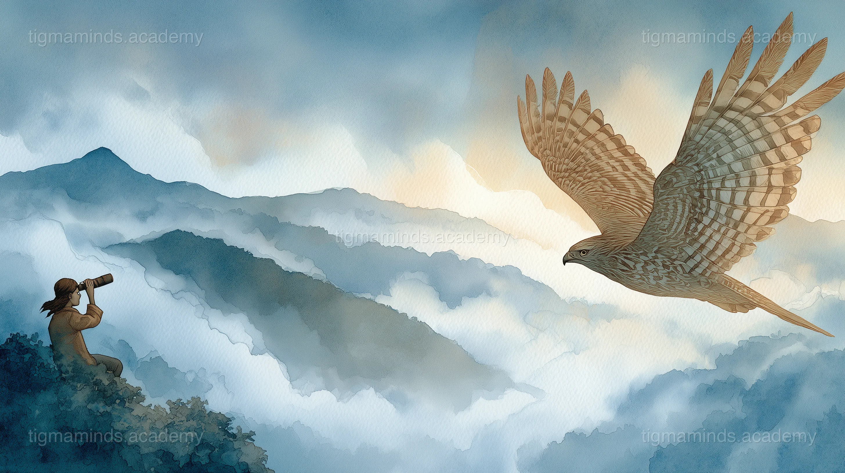 The Hawk of the Blue Mountain