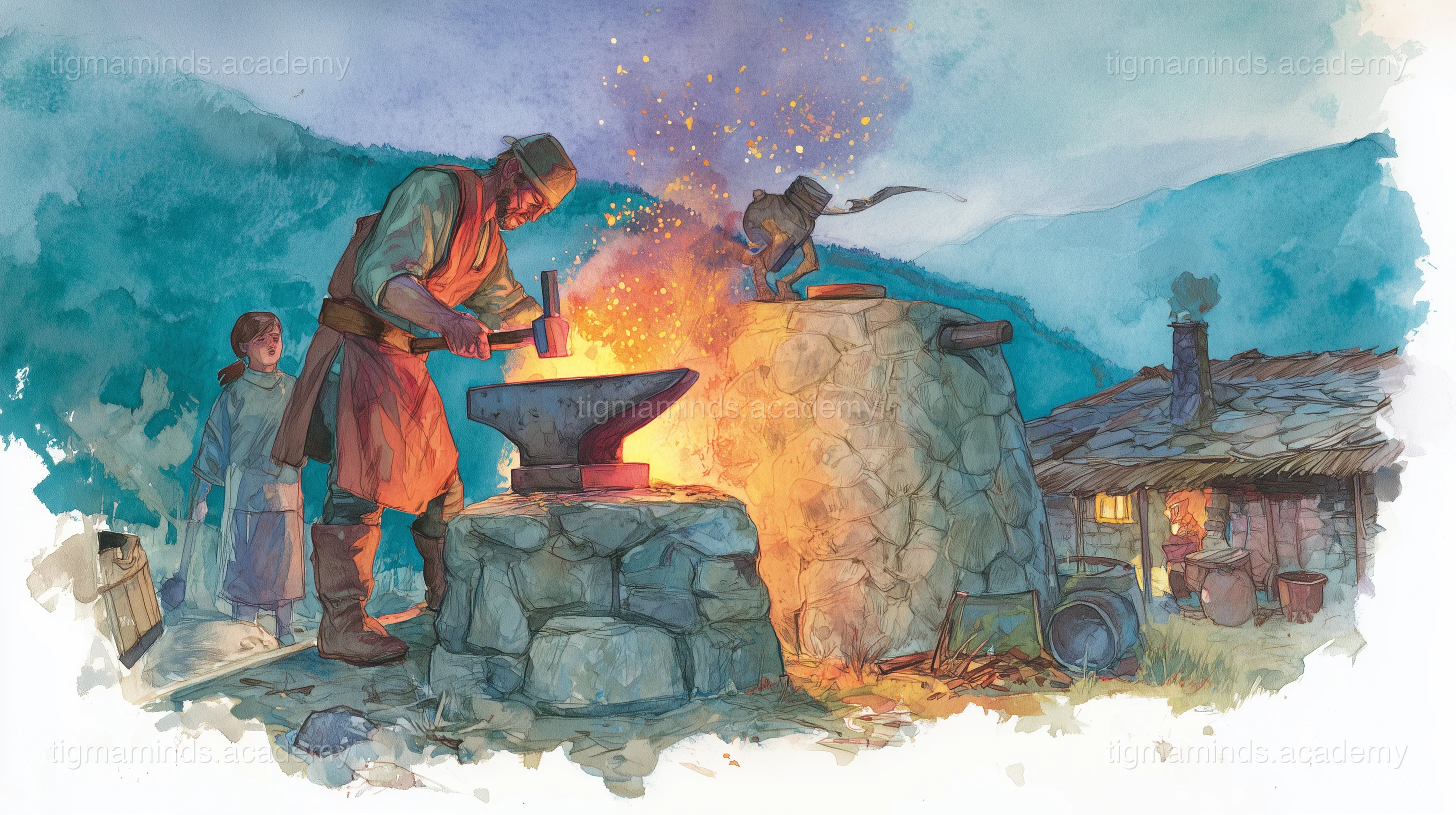 The Iron Smiths of the Lushai Hills