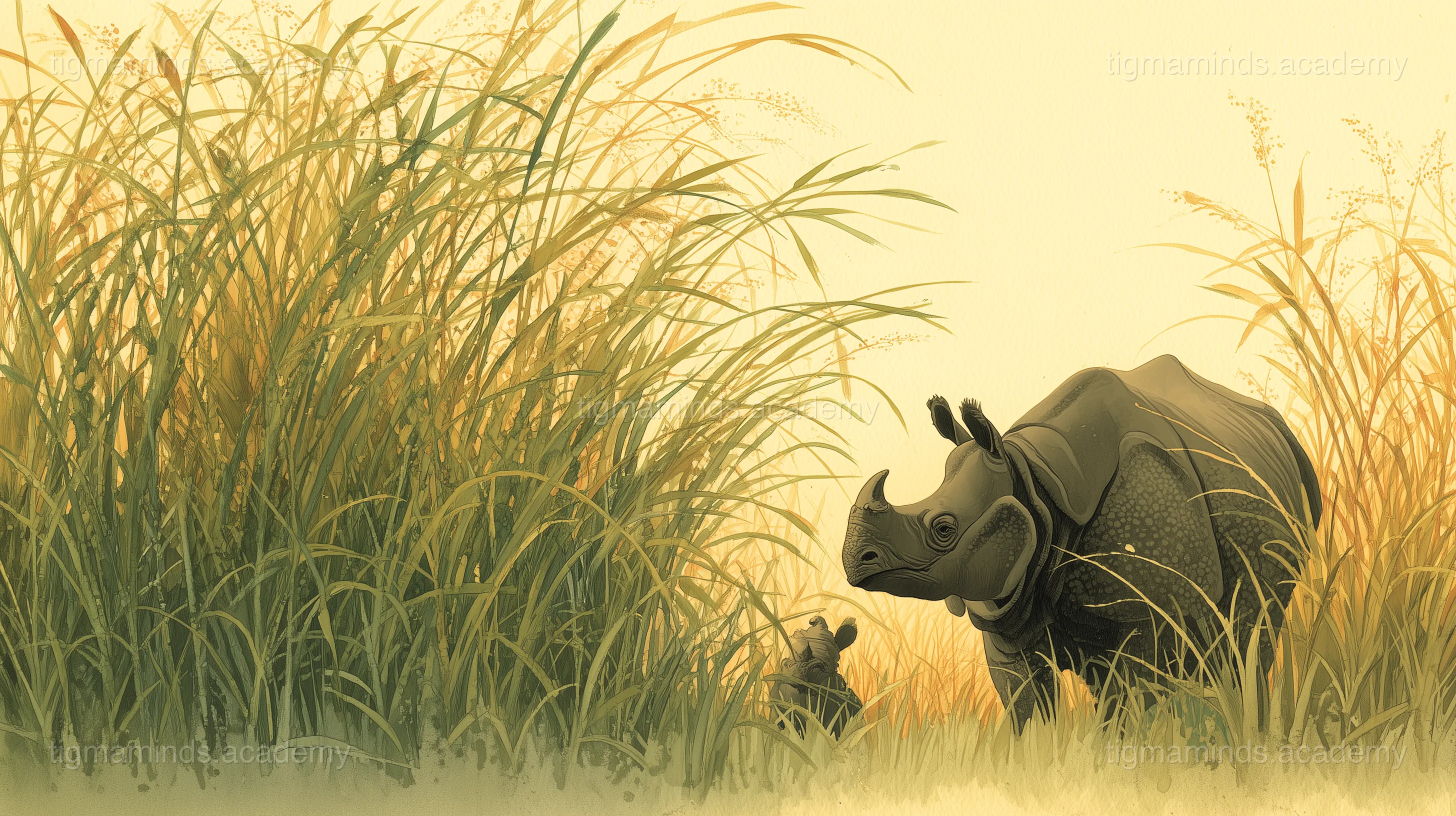 How the Kaziranga Grass Grows Tall