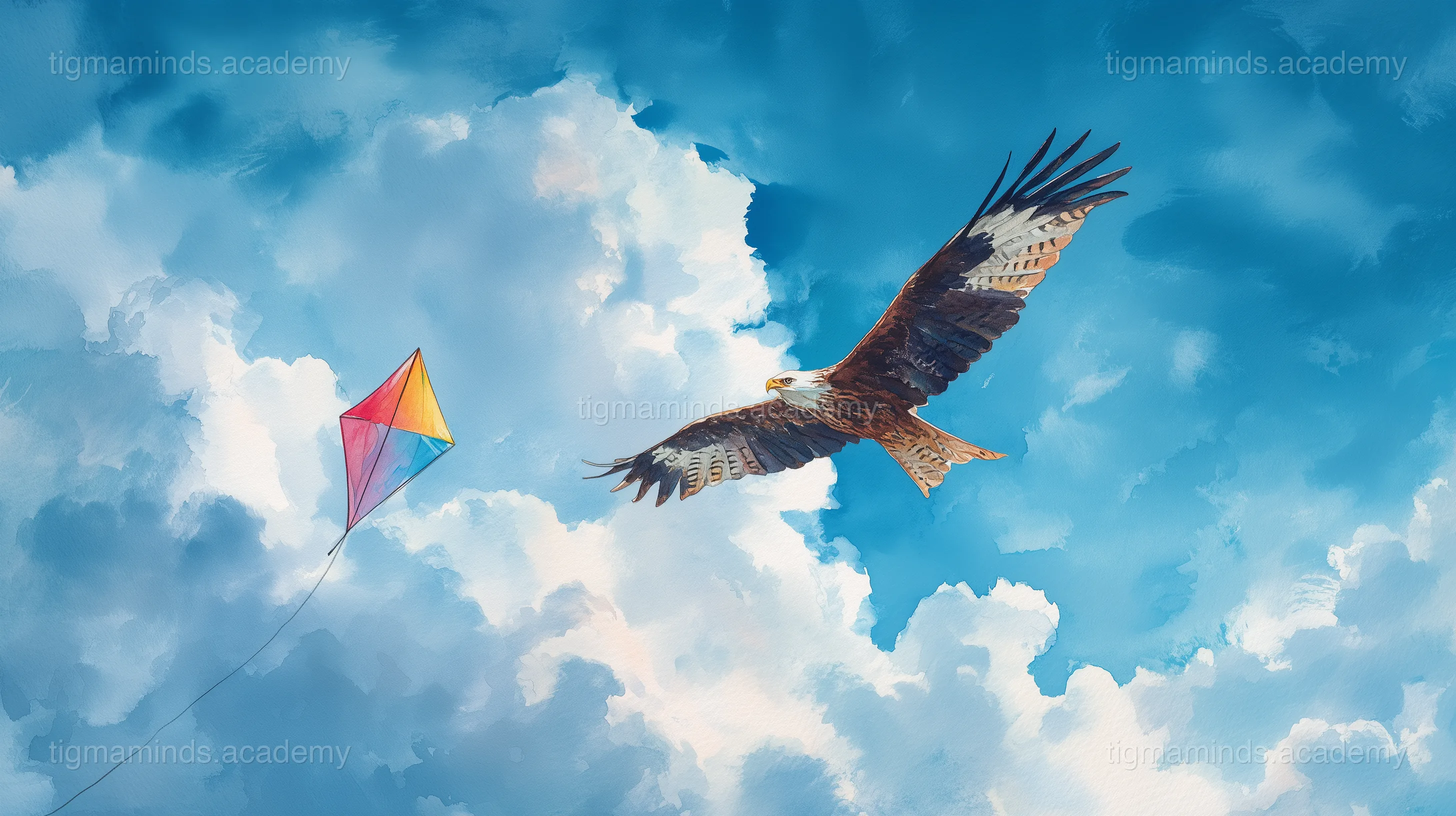 The Kite and the Eagle Over Dimapur