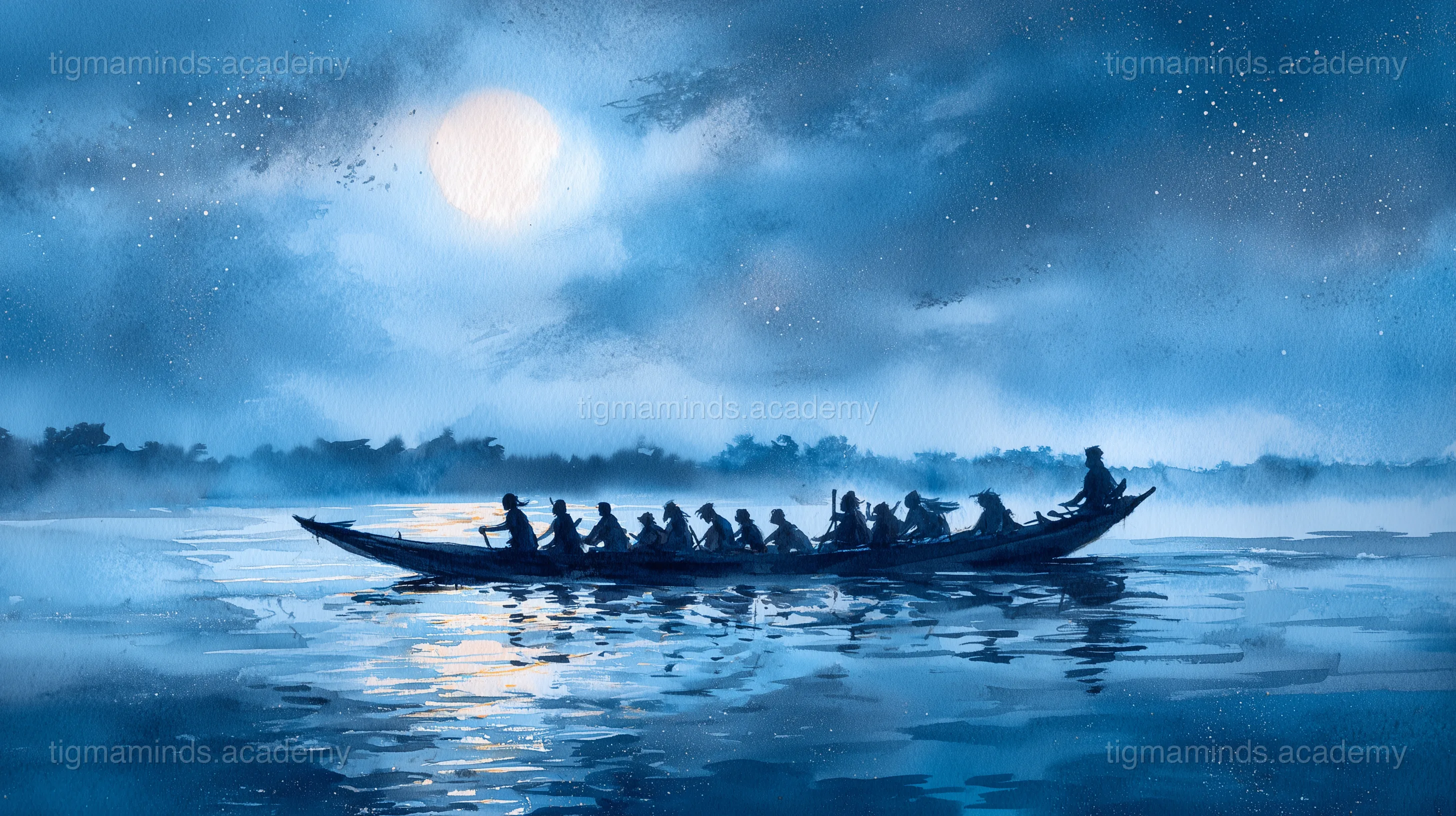 The Moonlit Boat Race of Majuli
