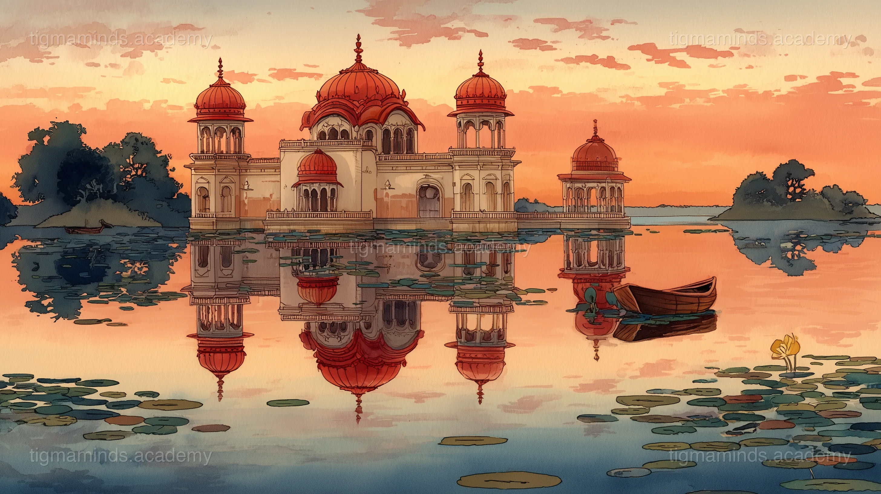 The Water Palace of Tripura