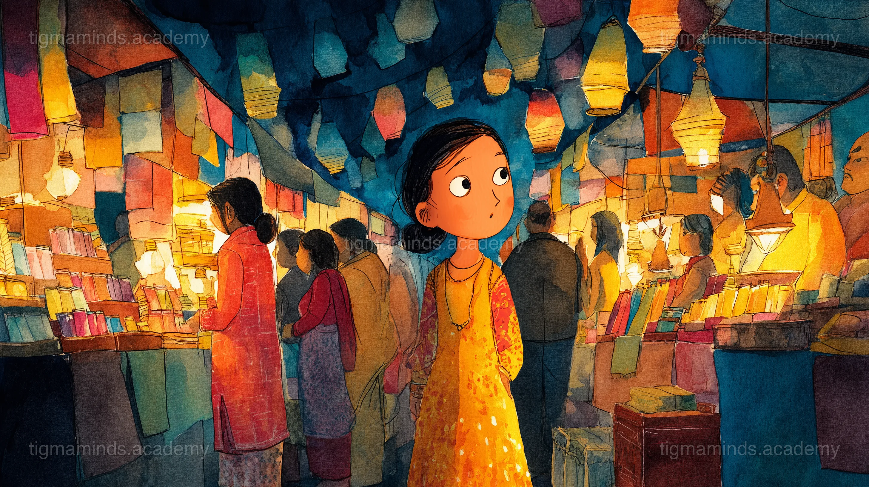 The Night Market of Imphal