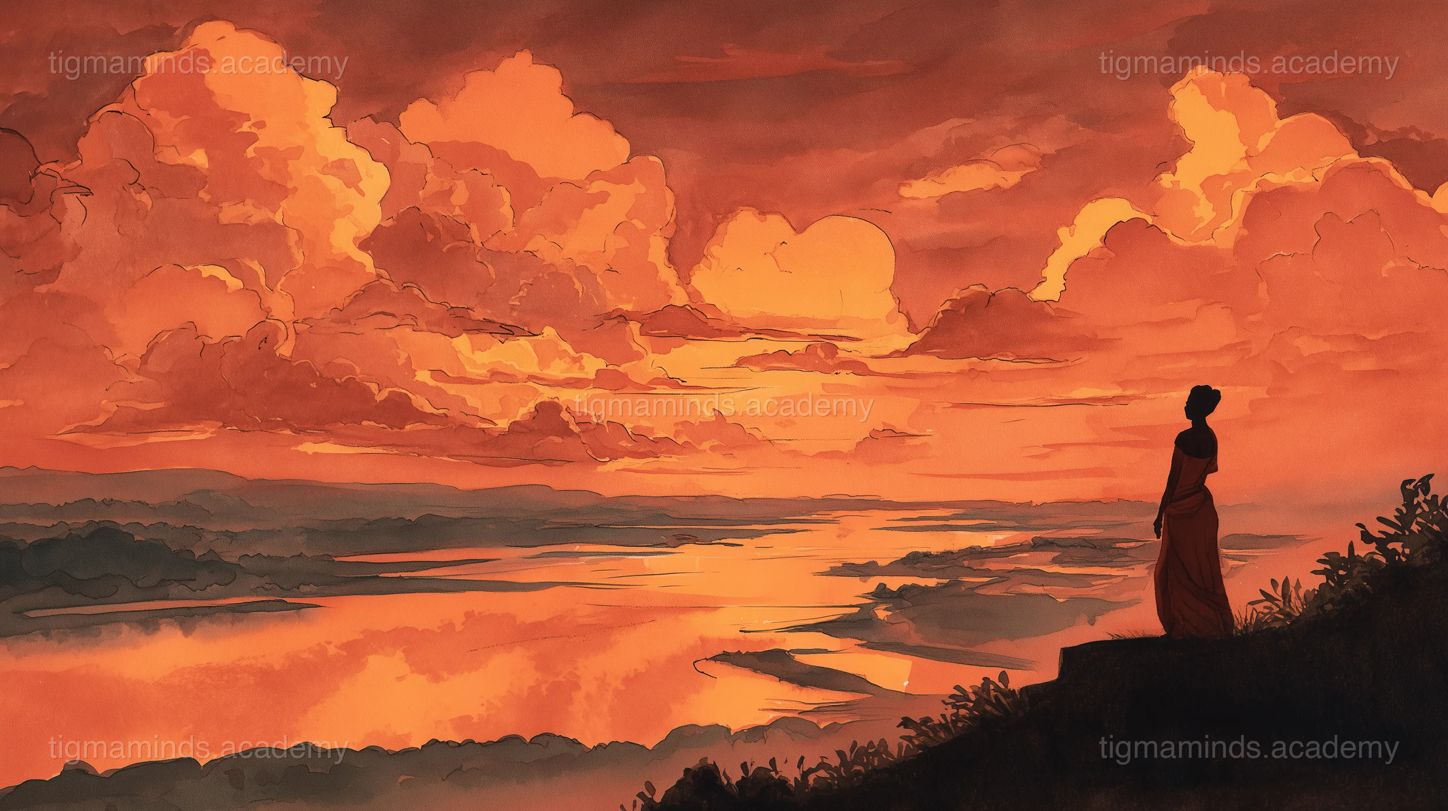 Why Assam's Sunsets Are Orange