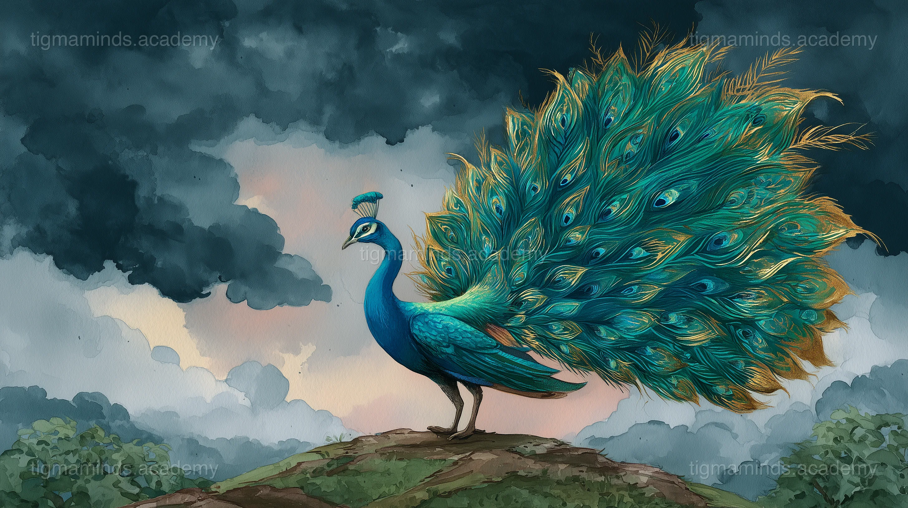 Why Peacocks Dance Before Rain