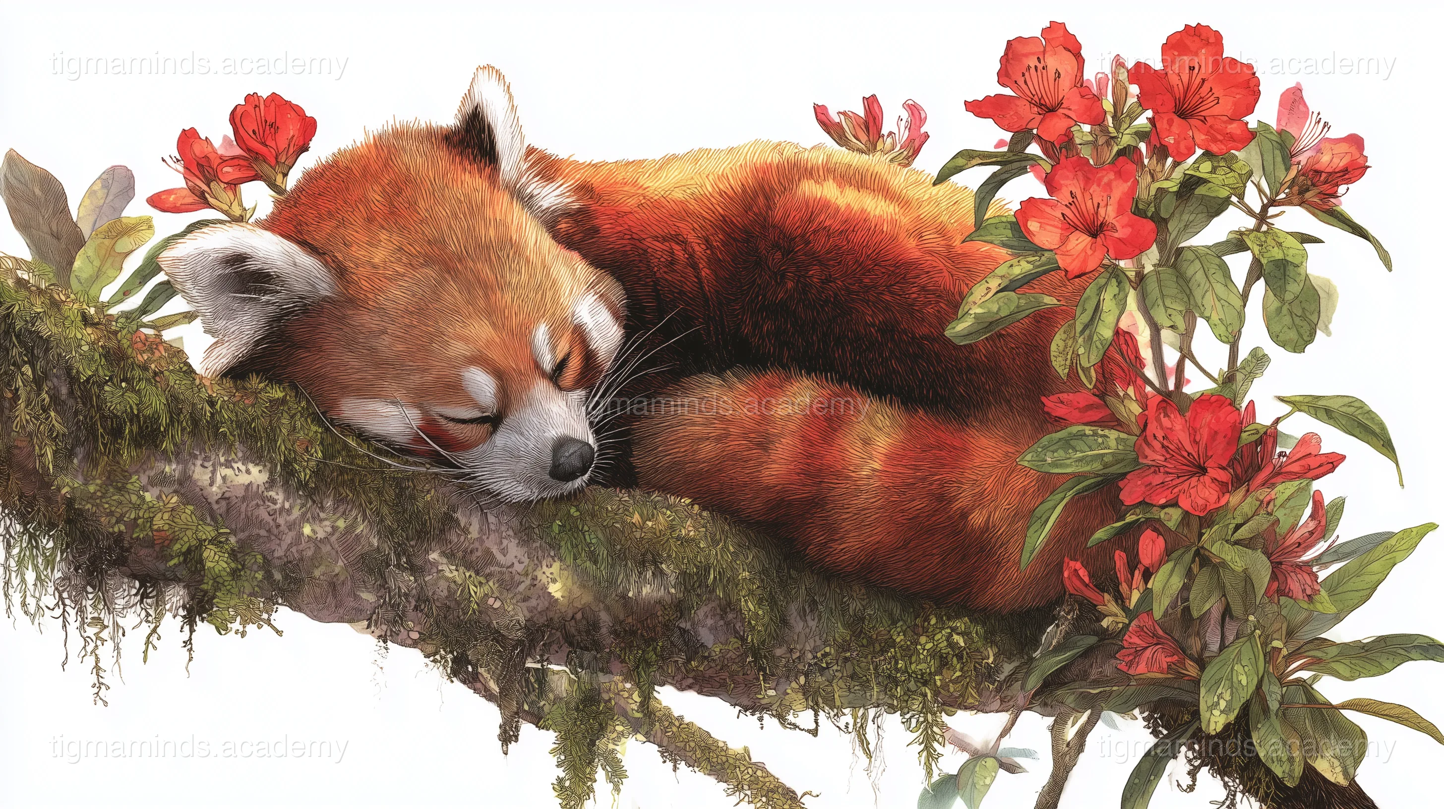 The Red Panda of the Rhododendron Forest