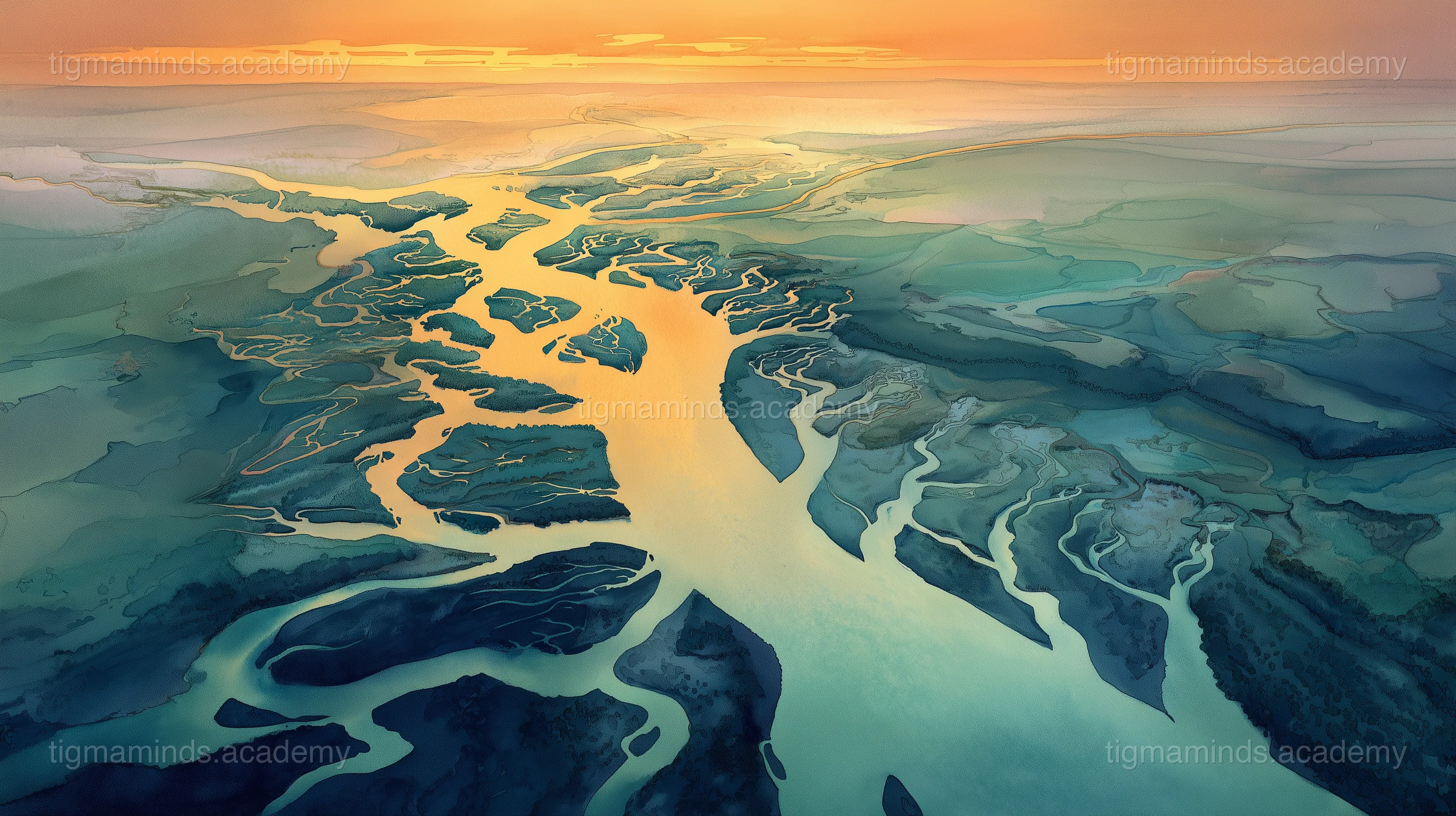 Why Rivers Braid Near the Sea