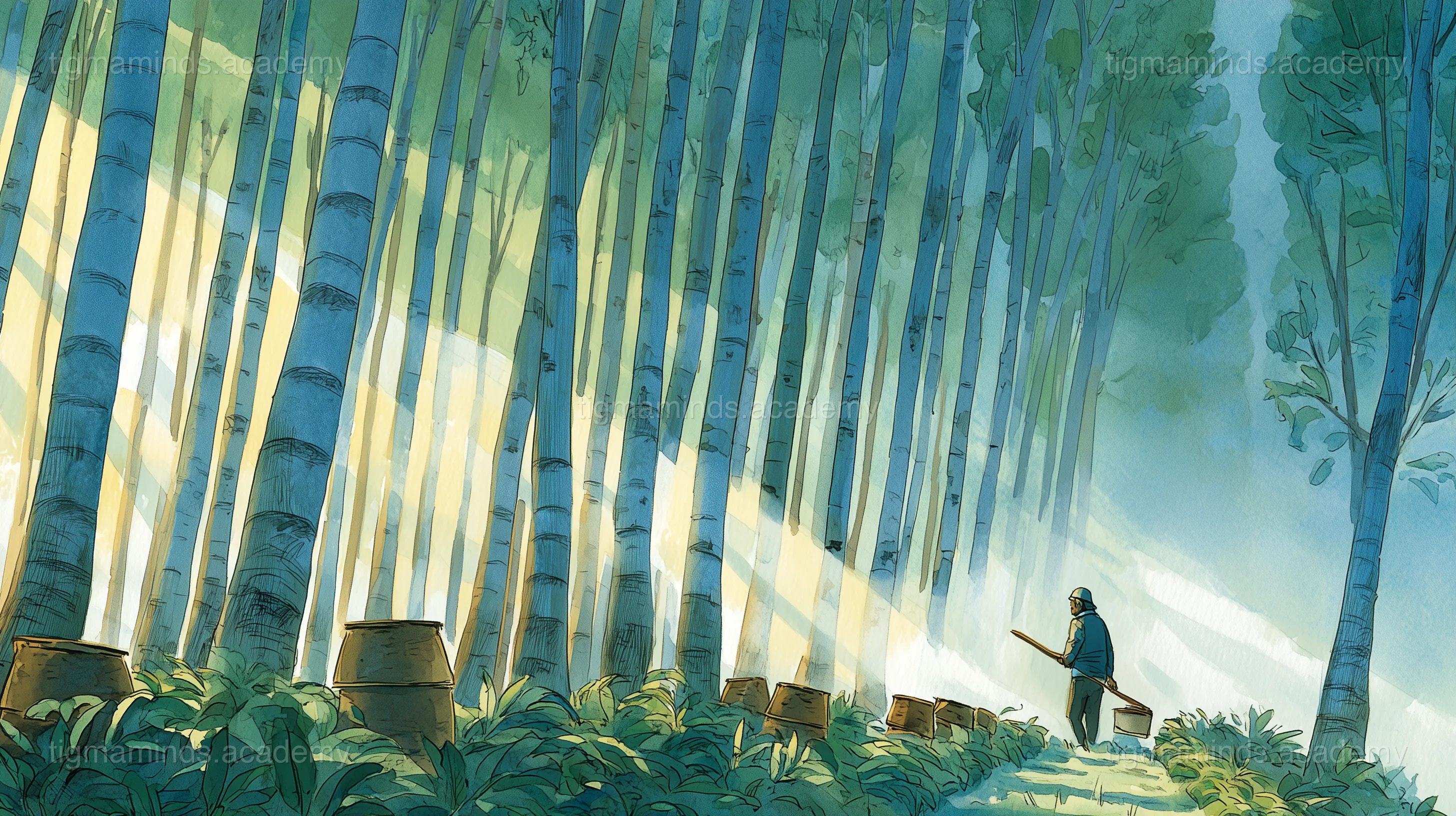 The Rubber Trees of Tripura