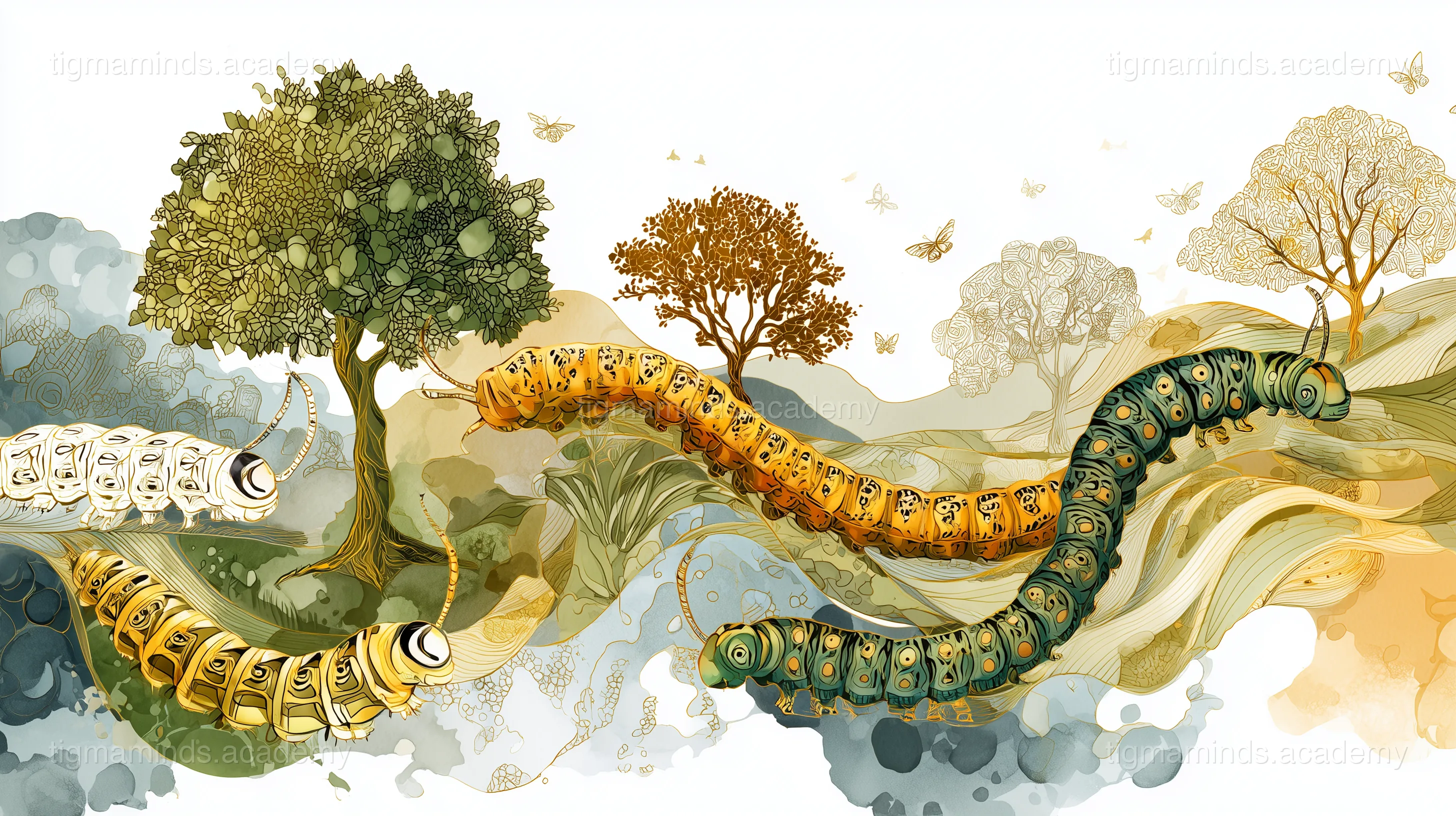 The Silk Route of the Caterpillars