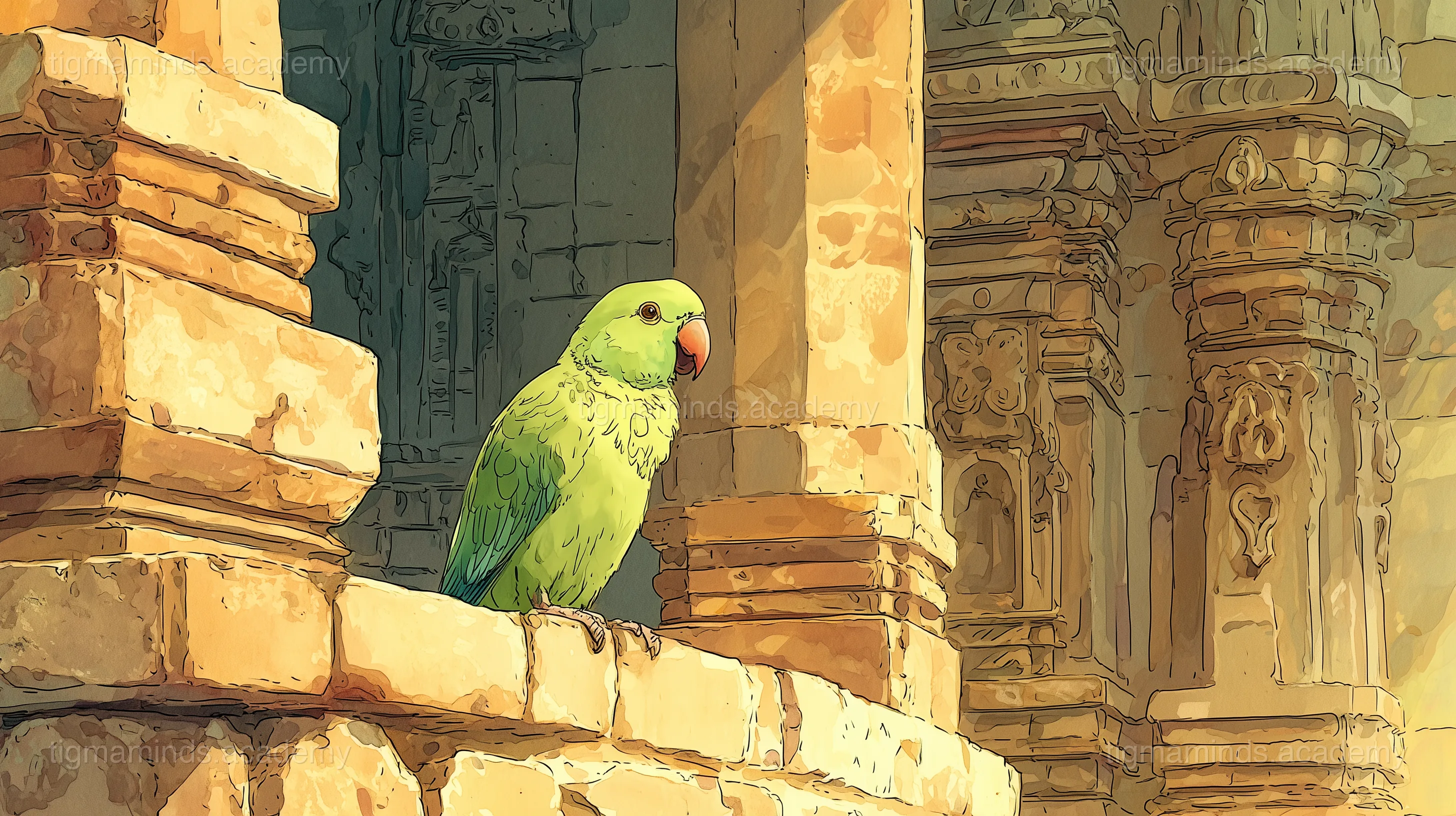 The Talking Parrot of Hajo