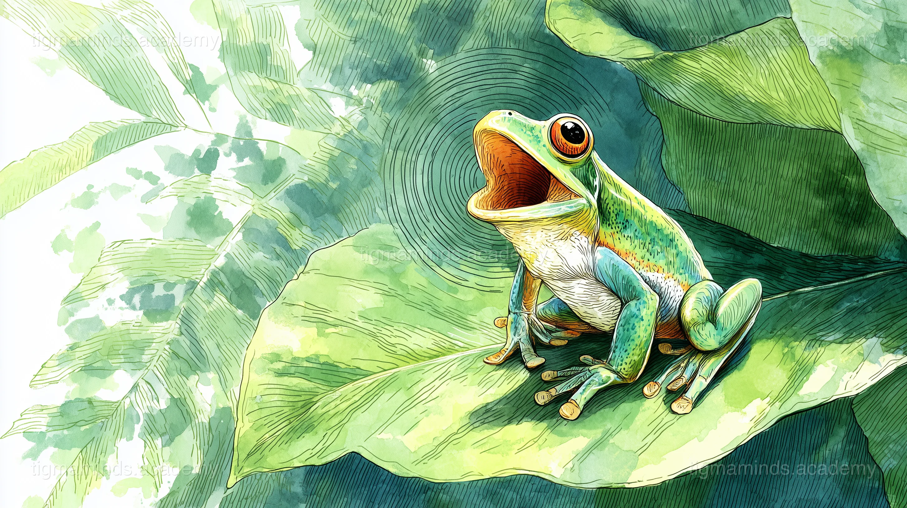 The Tiny Frog of the Rainforest