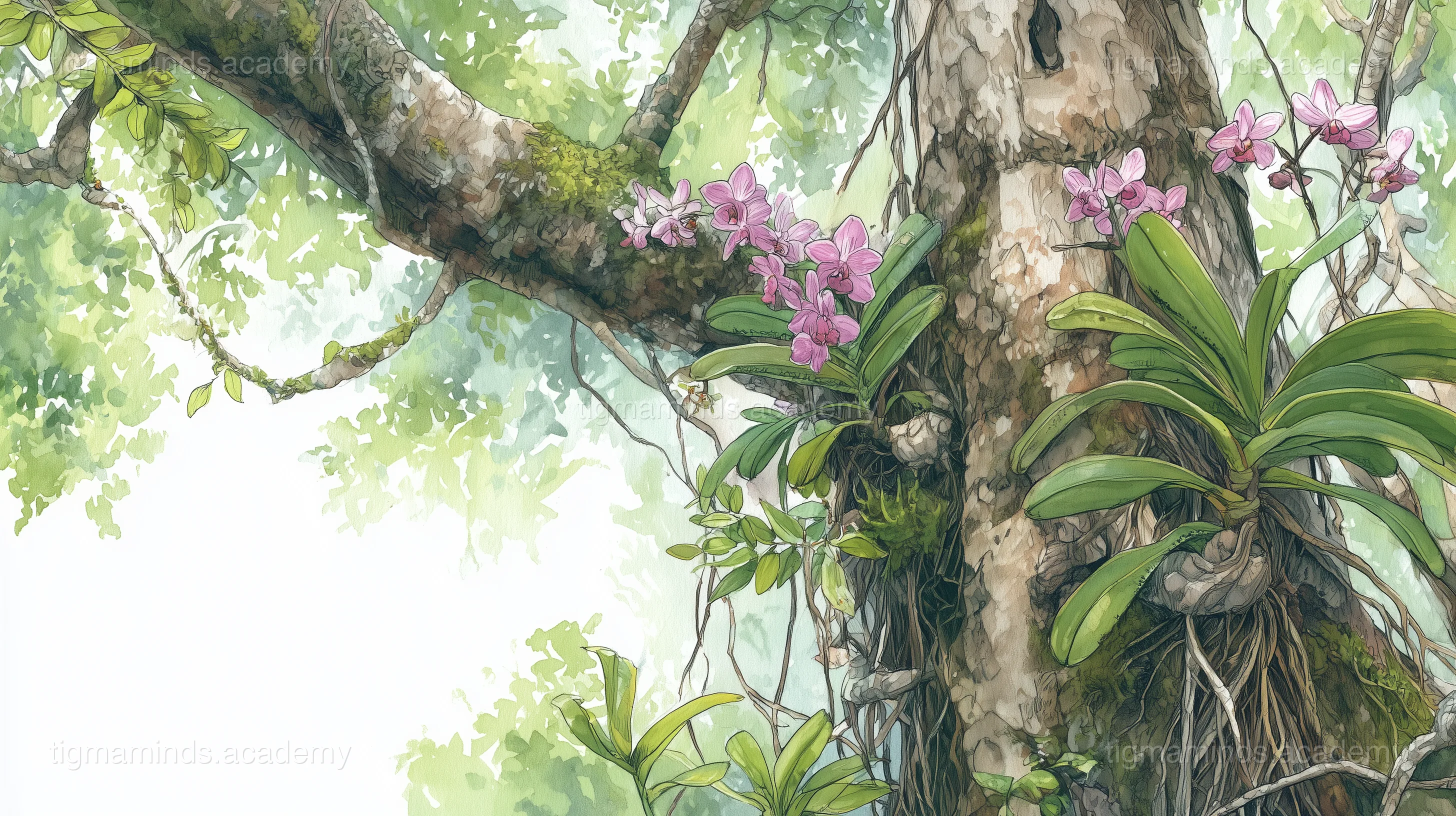 Why Wild Orchids Grow on Trees