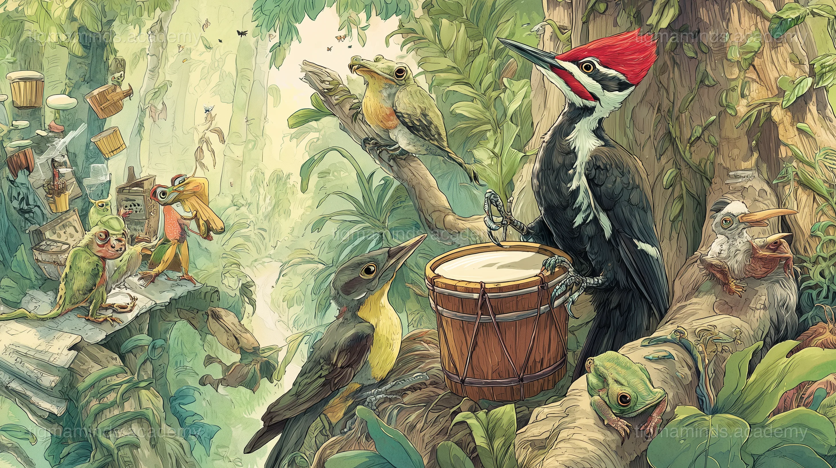 The Woodpecker's Drum